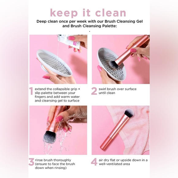 Real Techniques Travel Essentials Makeup Brush Kit NEW - Picture 3 of 11